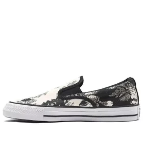 Chuck Taylor All Star Çiçek Desenli “Siyah Beyaz”