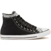 Chuck Taylor All Star Çift Üst “Siyah Gümüş”
