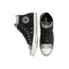 Chuck Taylor All Star Çift Üst “Siyah Gümüş”