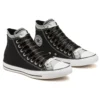 Chuck Taylor All Star Çift Üst “Siyah Gümüş”