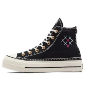 Chuck Taylor All Star Lift Crafted Stitching Platform “Siyah Beyaz”