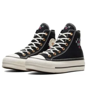 Chuck Taylor All Star Lift Crafted Stitching Platform “Siyah Beyaz”