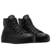 Chuck Taylor All Star Lift Deri Yüksek Bilekli “Siyah”