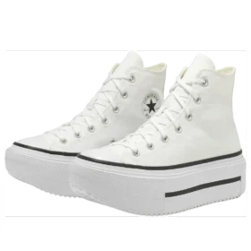 Chuck Taylor All Star Lift Double Stack Hi “Beyaz Siyah”