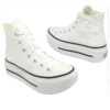 Chuck Taylor All Star Lift Double Stack Hi “Beyaz Siyah”