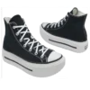 Chuck Taylor All Star Lift Double Stack Hi “Siyah Beyaz”