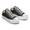 Chuck Taylor All Star Lift Glitter Düşük Bilekli Kalın Taban “Siyah Beyaz”