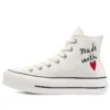 Chuck Taylor All Star Lift High “Sevgililer Günü – Vintage Beyaz”
