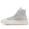 Chuck Taylor All Star Lift Platform Crochet “Gri Beyaz”