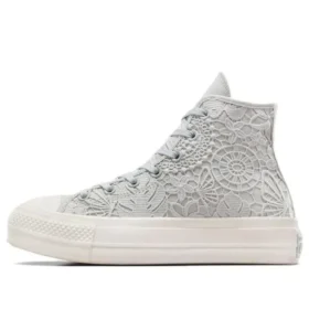 Chuck Taylor All Star Lift Platform Crochet “Gri Beyaz”