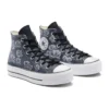 Chuck Taylor All Star Lift Platform Deri Rose Garden “Gri Beyaz”