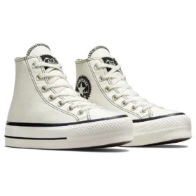 Chuck Taylor All Star Lift Platform Hi Ayakkabı “Beyaz Siyah”