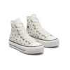 Chuck Taylor All Star Lift Platform High “Nakışlı Yıldızlar – Egret”