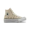 Chuck Taylor All Star Lift Platform High PS “Çiçek Nakışlı – Doğal Fildişi”