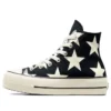 Chuck Taylor All Star Lift Platform Large Stars High “Siyah Beyaz” Chuck Taylor All Star Lift Platform Large Stars High “Siyah Beyaz”
