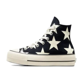 Chuck Taylor All Star Lift Platform Large Stars High “Siyah Beyaz”