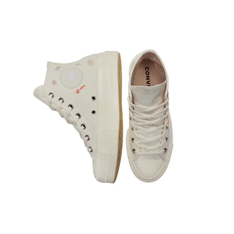 Chuck Taylor All Star Lift Platform “Nakışlı Çiçek – Egret” Chuck Taylor All Star Lift Platform “Nakışlı Çiçek – Egret”