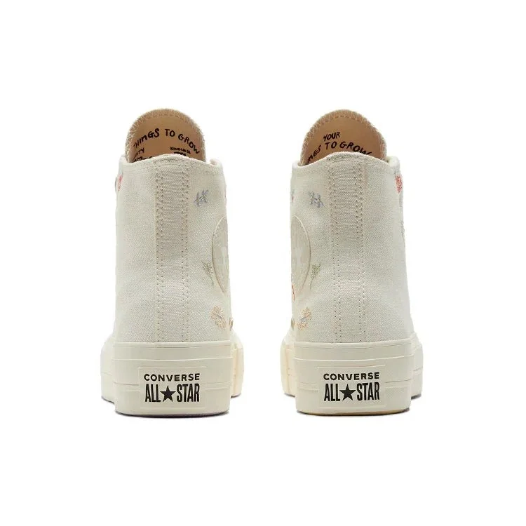 Chuck Taylor All Star Lift Platform “Nakışlı Çiçek – Egret” Chuck Taylor All Star Lift Platform “Nakışlı Çiçek – Egret”