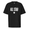 Chuck Taylor All Star Logo Tişört Asya Bedenleri “Siyah Beyaz”