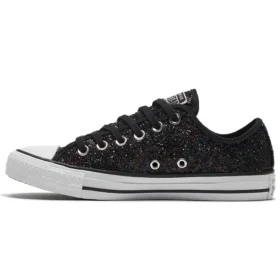 Chuck Taylor All Star Low “Glitter Shine – Siyah”