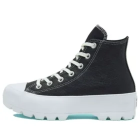 Chuck Taylor All Star Lugged Leather High “Siyah Beyaz”