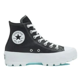 Chuck Taylor All Star Lugged Leather High “Siyah Beyaz”