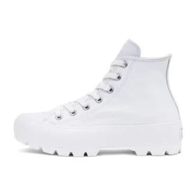 Chuck Taylor All Star Lugged Leather High “White”