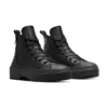 Chuck Taylor All Star Lugged Lift Platform Deri “Siyah”