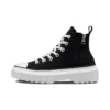 Chuck Taylor All Star Lugged Lift Platform High “Siyah Beyaz”