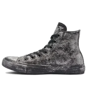 Chuck Taylor All Star Luxe Deri “Siyah Gri Gümüş” Chuck Taylor All Star Luxe Deri “Siyah Gri Gümüş”