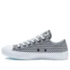Chuck Taylor All Star Mission-V Düşük Bilekli Siyah Beyaz Dalga Desenli “Siyah Beyaz”