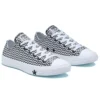 Chuck Taylor All Star Mission-V Düşük Bilekli Siyah Beyaz Dalga Desenli “Siyah Beyaz”