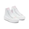 Chuck Taylor All Star Move High “Hybrid Floral – Beyaz Pembe Köpük”