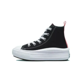 Chuck Taylor All Star Move Platform High “Siyah Pembe Tuz”