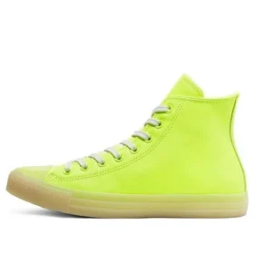 Chuck Taylor All Star Neon Deri Yüksek “Neon Sarı”