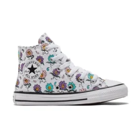 Chuck Taylor All Star “Çok Renkli Beyaz Mor”