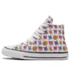 Chuck Taylor All Star “Çok Renkli Gül Kırmızısı Sarı”