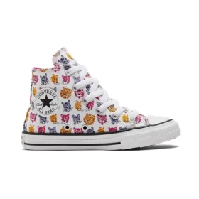 Chuck Taylor All Star “Çok Renkli Gül Kırmızısı Sarı”