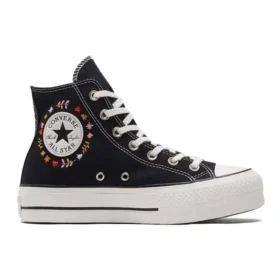 Chuck Taylor All Star Platform High “It”s Okay To Wander – Siyah”