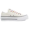 Chuck Taylor All Star Platform Low “Çiçek Desenli – Egret”