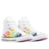 Chuck Taylor All Star Pride High “Beyaz Kaos Fuşya”