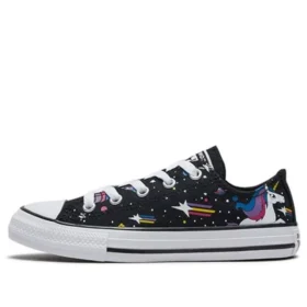 Chuck Taylor All Star Rainbow Unicorn Black Sneakers “Siyah”