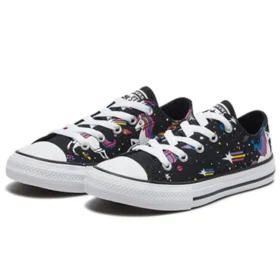 Chuck Taylor All Star Rainbow Unicorn Black Sneakers “Siyah”