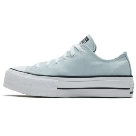 Chuck Taylor All Star Renew Kanvas Kalın Taban Açık Mavi Spor Ayakkabı “Mavi Beyaz”