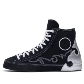 Chuck Taylor All Star Sasha High Top Siyah Gümüş “Mavi Beyaz”