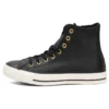 Chuck Taylor All Star “Siyah Deri Altın”