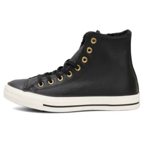 Chuck Taylor All Star “Siyah Deri Altın”