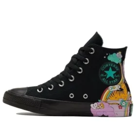 Chuck Taylor All Star “Siyah Pembe Sarı”