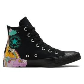 Chuck Taylor All Star “Siyah Pembe Sarı”