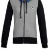 Chuck Taylor All Star Tam Fermuarlı Kapüşonlu Sweatshirt Asya Bedenleri “Gri”